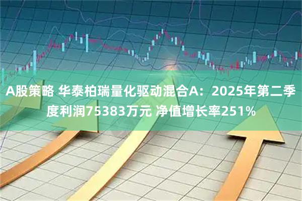 A股策略 华泰柏瑞量化驱动混合A:2025年第二季度利润75383万元 净值增长率251%